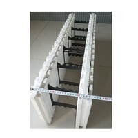 Blocs de construction en plastique manuels de 280 mm, formes de béton isolantes industrielles (ICF) pour la construction extérieure imperméable