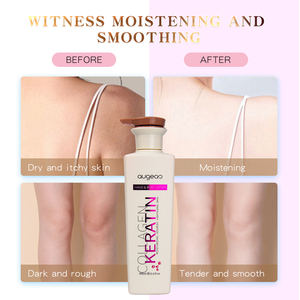 Lotion pour les mains et le corps Augeas Collagen Keratin 450ml, hydratante, nourrissante, éclaircissante pour femmes - Product Image 6