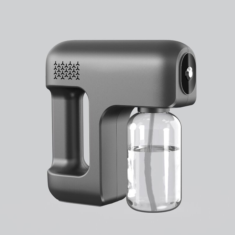 Factory Price portable rechargeable sterilizing fog atomizer blue nano cordless spray disinfection gun