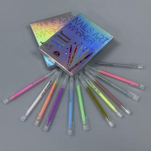 Outils de Nail Art DIY Imperméables pour Graffiti, Marqueur Acrylique pour <span class=keywords><strong>Ongles</strong></span> Simple Pointe Fine 0.5mm 1mm, Stylo de Peinture pour <span class=keywords><strong>Ongles</strong></span> Couleur Surligneur - Product Image 6