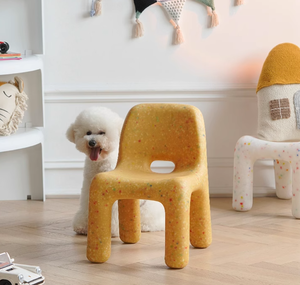 Chaise portable pour enfants de style nordique classique moderne, minimaliste, en plastique PE écologique, ergonomique, pour l'école, la salle à manger, la cuisine, le parc - Product Image 1