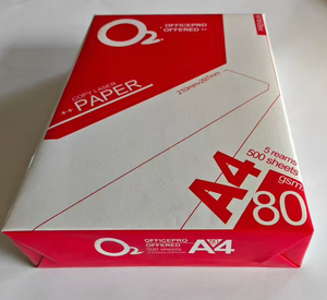 Qiyin A4 formato carta A4 500 <span class=keywords><strong>fogli</strong></span> una risma affidabile <span class=keywords><strong>per</strong></span> fotocopiatrici O2 marca 70g 80g - Product Image 2