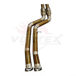 Vortex Titanium Gold Valved Catback <b>Exhaust</b> for BMW F80 M3 F82 M4 with Center Silencer Quad Tips Pipeline System Assembly - Product Image 6