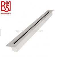 Composants de climatisation royaux Grilles réglables en aluminium pour fentes de plafond Évent d'air et unité de registre de ventilation