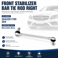 Barra Estabilizadora Delantera Premium, Barra de Acoplamiento Derecha, Componente del Chasis para Mercedes Benz 204, Funcionamiento Silencioso, OE 2043201789