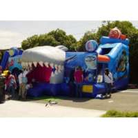 Finding Nemo Bouncer, Gorila inflable, Ocean Themed Kids Casa de rebote inflable para juegos al aire libre y fiestas