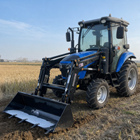 Le tracteur à quatre roues motrices de 60 chevaux le plus adapté pour les terres agricoles et les jardins