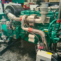 Generador de Gas de Alta Productividad con Motor WEICHAI de 3 Fases y 4 Cables, Refrigerado por Agua, 250kw, Tipo Abierto, Gas Natural, GNC, GNL