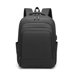 2023 nueva mochila impermeable USB para ordenador portátil de negocios para hombre de 15,6 pulgadas Bolsa de ocio al aire libre de viaje