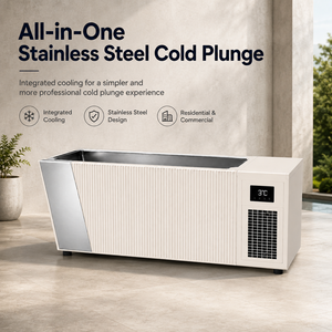 Bain froid de bien-être en acier inoxydable avec système de refroidissement intégré pour usage commercial - Product Image 1