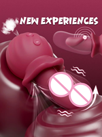 Vibrateur buccal, stimulateur vaginal du point G, jouet sexuel pour adultes, 10 fréquences, rechargeable par USB, étanche IPX7, jouets sexuels pour femmes