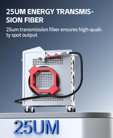 Nouvelle machine de nettoyage au laser à fibre Qiongji pour l'aluminium//l'acier inoxydable, puissance 1500-2000W, vitesse >30m/h, garantie 1 an