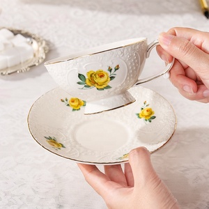 High Quality European Porcelain Tea & Water <b>Set</b> Wholesale Afternoon Tea <b>Set</b> <b>Coffee</b> & Tea <b>Sets</b> - Product Image 3