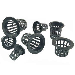 45#55 Soilless Culture Greenhouse Net Pot Vegetable Planting Plastic Black Hydroponic <b>Baskets</b> - Product Image 4