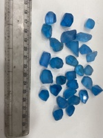 Pierres naturelles en topaze bleue suisse, facette Fine de qualité supérieure, pierre brute