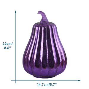 ไฟ LED ฟักทองฮาโลวีนแบบคลาสสิกแก้ว AAA ใช้พลังงานจากแบตเตอรี่<span class=keywords><strong>ไร้</strong></span><span class=keywords><strong>สาย</strong></span>เป็นมิตรกับสิ่งแวดล้อมทนทานปลอดสารพิษตกแต่งบ้าน - Product Image 3