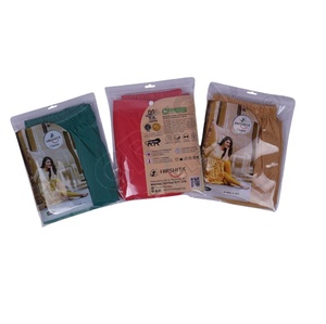 Laminated Garment Pouches <b>Plastic</b> <b>Packaging</b> Bags with Zipper for Clothing Saree Shirt Dress and Apparel Storage - Product Image 1