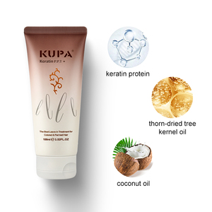 KUPA Crema Riparatrice Profonda Illuminante con Cheratina e <span class=keywords><strong>Olio</strong></span> <span class=keywords><strong>di</strong></span> <span class=keywords><strong>Cocco</strong></span>, <span class=keywords><strong>Balsamo</strong></span> Senza Risciacquo per Capelli Danneggiati - Product Image 1