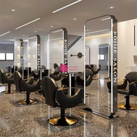 Stations de coiffure double face en verre écologiques à faible MOQ pour chambre et extérieur – Bonne qualité, prix abordable, vente en gros