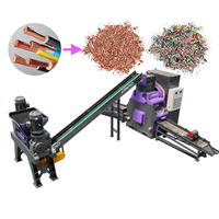 Machine à granuler les câbles en cuivre et les fils d'aluminium usagés