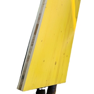 Panneaux de contreplaqué de coffrage <span class=keywords><strong>en</strong></span> placage de pin jaune au design moderne, 27 mm, WBP E1, résistants à l'humidité pour usage extérieur, finition chêne blanc - Product Image 1