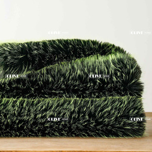 TIE DYE tóc dài New arrivals mềm Snuggle Faux lông vải sinh thái Lông Thú Giả Thỏ lông chăn cho may ném bởi sân - Product Image 3