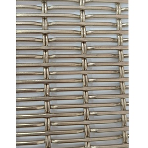 キャビネットドア用デザイナー装飾アンティーク真鍮メッキワイヤーメッシュシート - Product Image 1