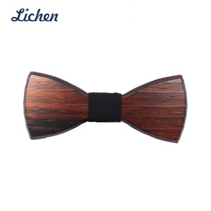 Fagus Engleriana Ensembles cadeaux noeud papillon en bois d'<span class=keywords><strong>arbre</strong></span> pour hommes avec épinglette et ensemble de mouchoirs - Product Image 3