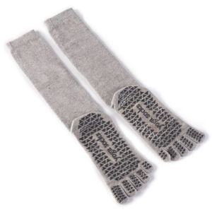 Custom <b>Long</b> Yoga Socks Anti-<b>slip</b> Professional Women's Wholesale Pilates Socks Five-finger Socks - Product Image 5
