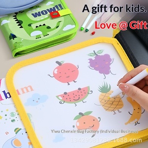 Pizarra de <span class=keywords><strong>Dibujo</strong></span> de PVC para Niños, Libro de Escritura Borrable, Rotulador de Gouache para Colorear, Pizarra Multifuncional de Graffiti para el Hogar, para Niños de 4 a 6 Años - Product Image 5