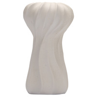 Vase de table en céramique, nouveau style chinois, minimaliste, haut de gamme, noir, style rétro, pot hydroponique pour fleurs, pot uni, haut
