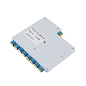 Индонезия Телеком 1x8 Way SC/UPC Kaset Kartu Кассетная карта, вставляющая PLC-разветвитель, стандартный LGX SM PLC-разветвитель 1:8