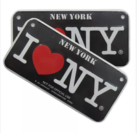 Mini plaque d'immatriculation de vélo avec Logo personnalisé, plaque d'immatriculation de vélo USA Canada, cadeau plaque d'immatriculation de moto, plaque d'immatriculation de vélo vente en gros