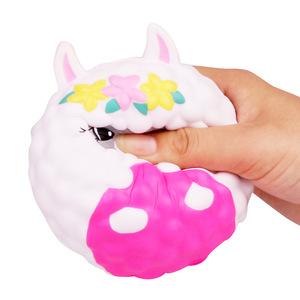 Alpaca Shape Slow <b>Rebound</b> Toy Stress Reliever For Kids 2 4 Years TPE Material Unisex Fidget Toy Gift - Product Image 5