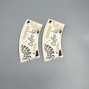 Feuilles de papier couché PE pour gobelets, imprimées sur mesure, fournisseur chinois, pour la fabrication de gobelets à café et à thé à paroi simple - Product Image 3