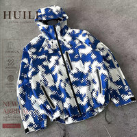 Veste coupe-vent homme 2026 Huili automne, blocs de couleur personnalisés, séchage rapide, fournisseur ODM OEM
