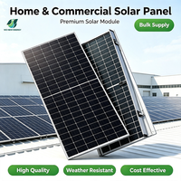 Panneau solaire bifacial de type N, le plus récent au monde, panneau photovoltaïque solaire 580w 585w 590w 600 Watt, panneau solaire en verre trempé de 2,0 mm
