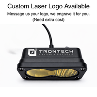 Phare LED Trontech alimenté par batterie avec interrupteur pour vélo électrique, moto, VTT, 8 piles AA, tout pré-câblé, prêt à l'emploi