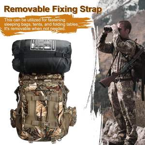 Muestra gratis de fábrica de gran capacidad multifunción mochila táctica de caza negro caza senderismo mochila bolsa con marco - Product Image 3