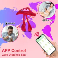 Fire Phoenix APP Fernbedienung Einführbarer G-Punkt Klitoris Vibrator Wasserdicht Wiederaufladbar Erwachsenen-Sexspielzeug für Frauen
