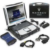 Détecteur MDVCI Maserati SD3 Modèle 228 Interface USB pour Windows Alimentation 12V Prise en charge du diagnostic, de la maintenance et des données Panasonic CF19