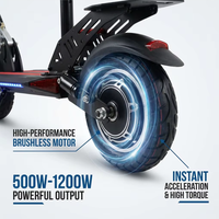 Trottinette électrique homologuée route XFY, homologuée CE, trottinette tout-terrain 10 pouces, frein électronique, 20Ah longue autonomie, 500W, alliage d'aluminium complet
