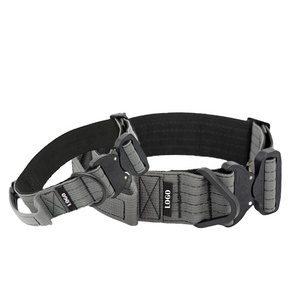 Fabricante de correas de nailon Pitbull combate resistente Big Adventure camuflaje mascota servicio táctico trabajo entrenamiento perro <span class=keywords><strong>Collar</strong></span> - Product Image 4