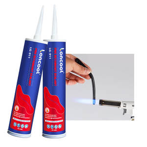 Scellant en silicone ignifuge LONCOOL, adhésif résistant au feu pour joints muraux, tuyaux, câbles, étanchéité, protection incendie - Product Image 1
