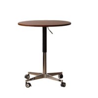 Table à manger relevable en bois massif de style rétro moderne, table ronde mobile pour salon, meuble console pour chambre à coucher