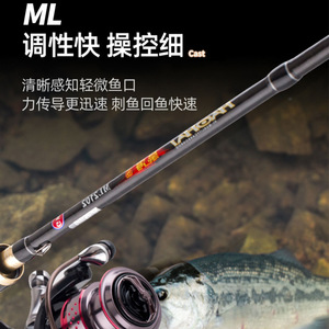 Caña de Pescar de 6m, Acción Media, con Anillas SIC, para Pesca de Carpas en Ríos, Lagos y Arroyos - Product Image 4