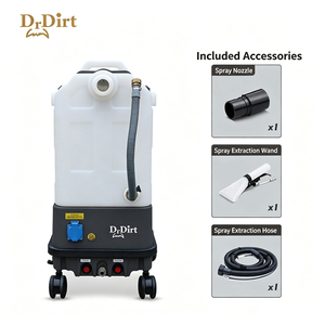 Machine d'extraction à vide professionnelle 25L haute performance pour l'entretien hôtelier et le nettoyage en profondeur des tapis, des meubles et des canapés - Product Image 4