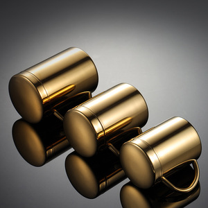 Cốc Du Lịch Cà Phê Bia Bằng Thép Không Gỉ Cách Nhiệt Bán Buôn Chất Lượng Cao Có Nắp Và Tay Cầm - Product Image 5