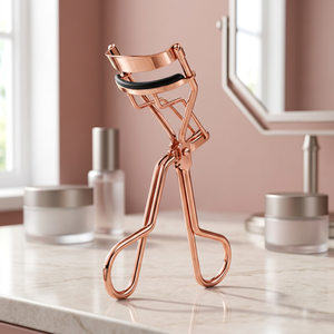 ที่ดัดขนตาสีโรสโกลด์แบบมืออาชีพ ทำจากสแตนเลส สำหรับดัดขนตาและแต่งหน้า - Product Image 4