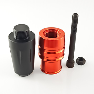 Barra de Protección de Escape para Motocicleta Qiangye, Protector de Amortiguador de Aluminio Negro y Rojo para Suzuki GSX250R GW250 GSX150F - Product Image 1